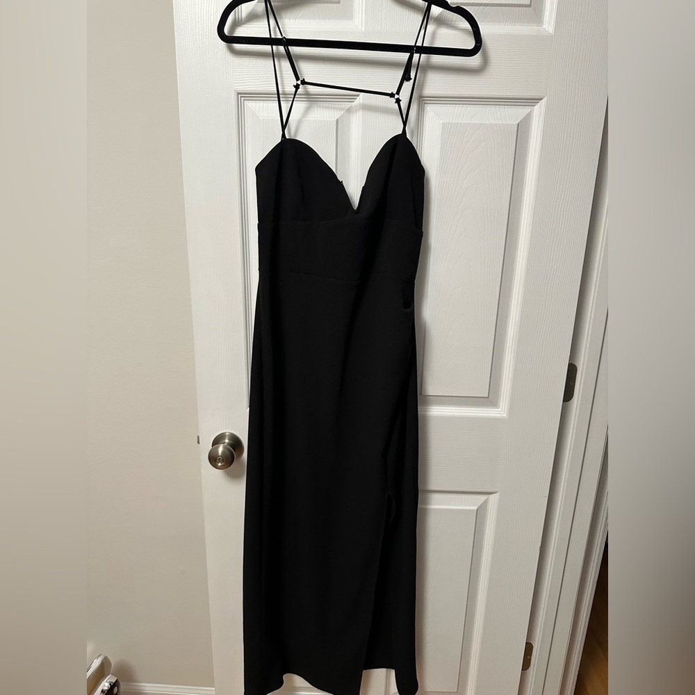 Zara Black Spaghetti Strap Dress